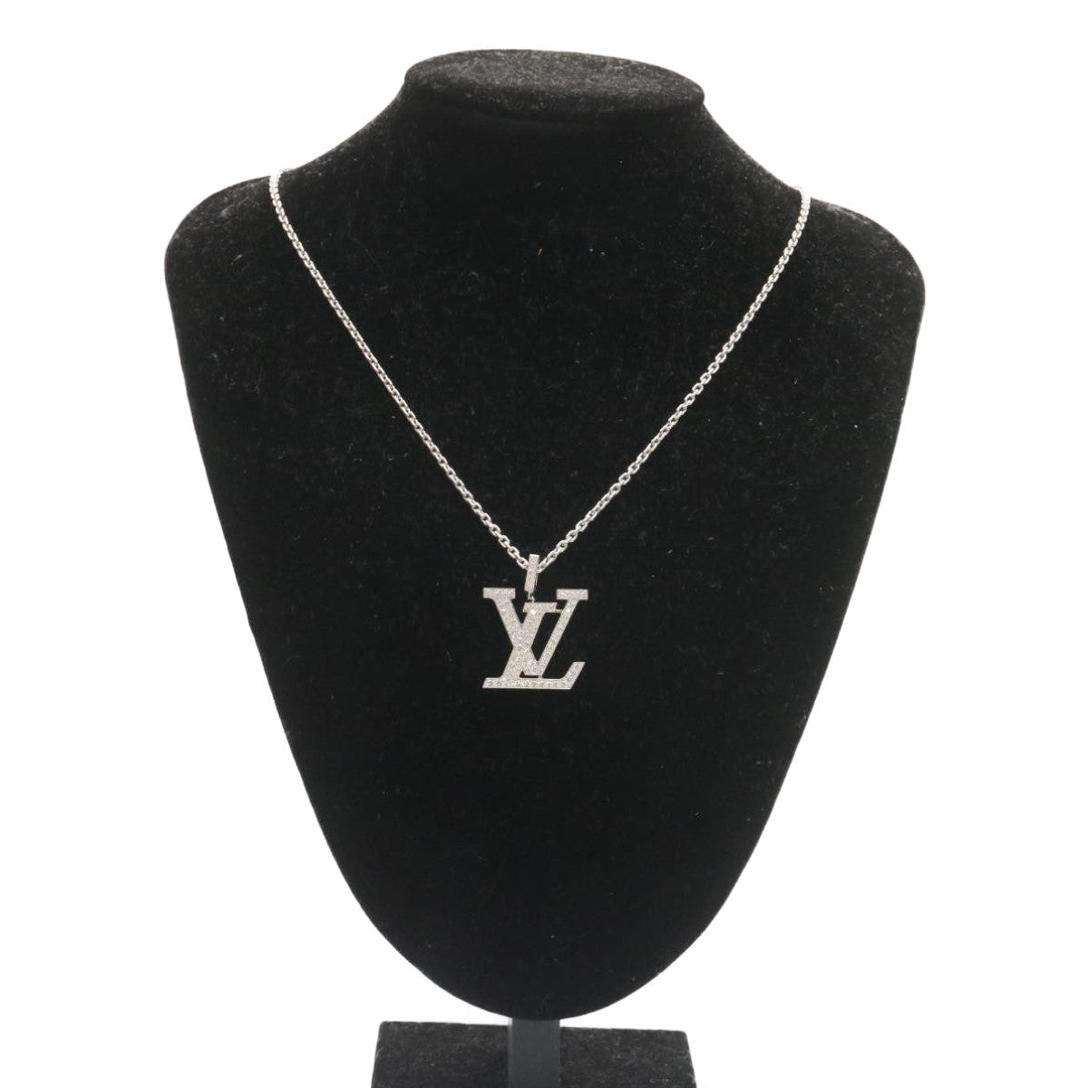 LOUIS VUITTON Pandantif LV XL Necklace White Gold Diamond Q93821 27695S
