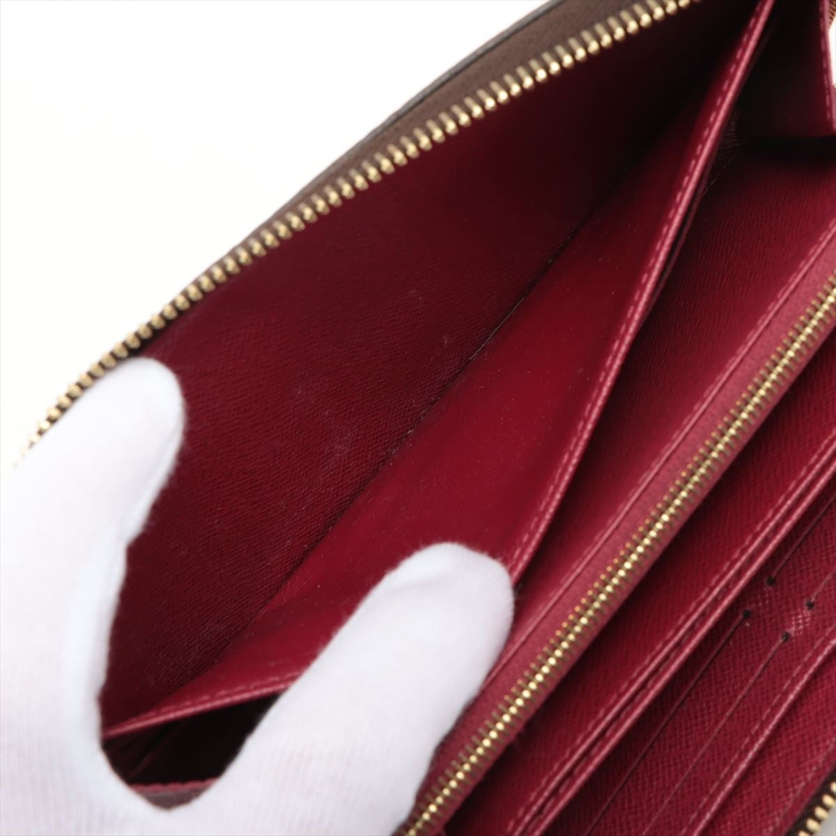 Louis Vuitton Monogram  Wallet M41895 Fushai Round Zip Wallet