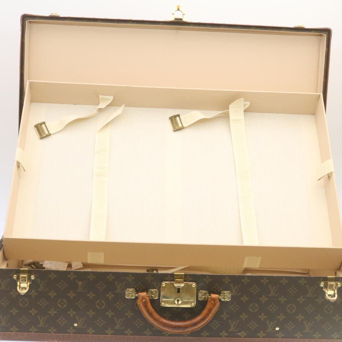 LOUIS VUITTON Monogram Alzer 80 Trunk Vintage M21222 LV 27799S