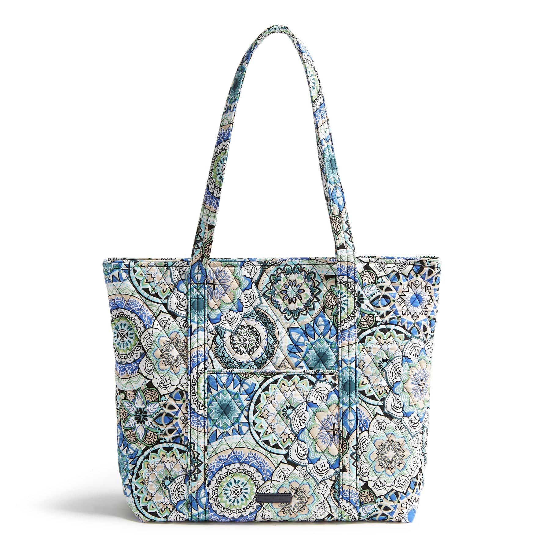 Outlet Vera Tote Bag-Sketched Medallion-Image 1-Vera Bradley