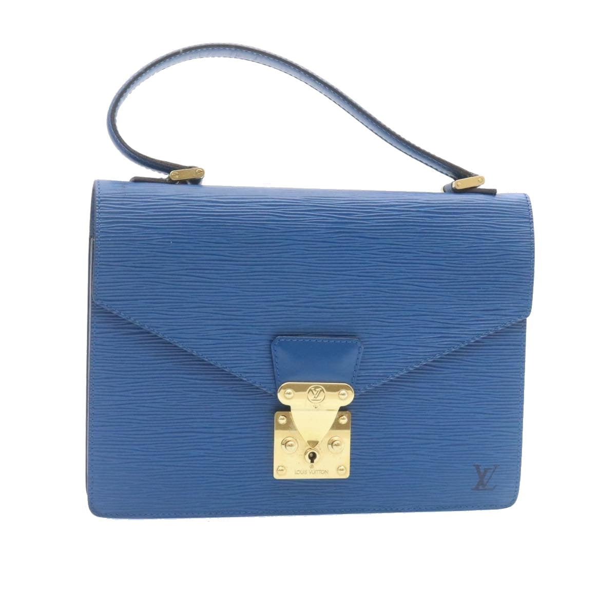 LOUIS VUITTON Epi Concorde Hand Bag Blue M521325 LV 27920