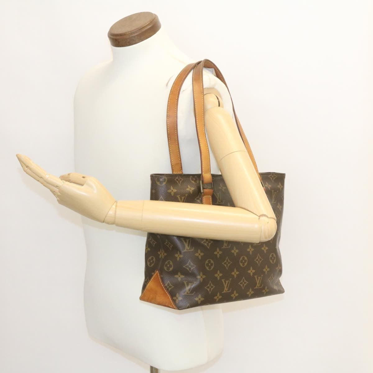 LOUIS VUITTON Monogram Cabas Piano Tote Bag M51148 LV 27964