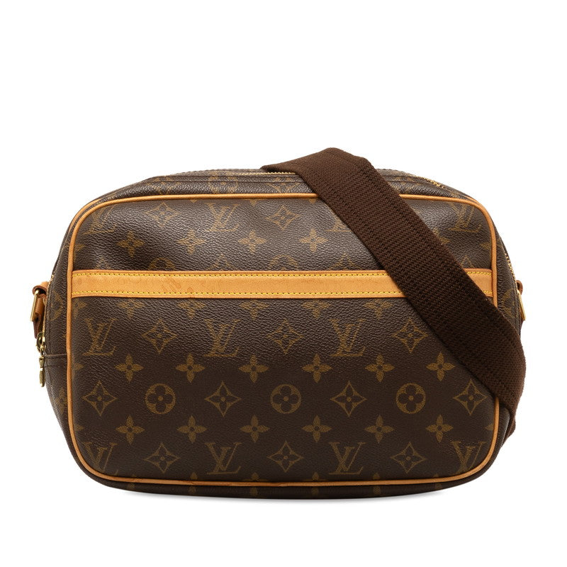 Louis Vuitton Monogram Reporter PM  Shoulder Bag M45254 Brown PVC Leather  Louis Vuitton