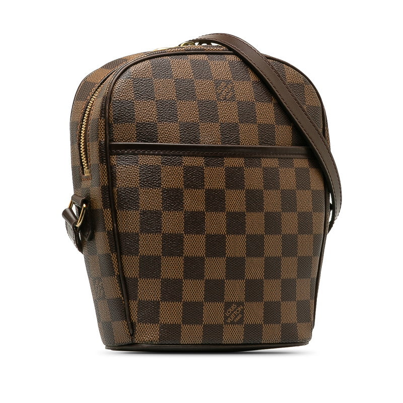 Louis Vuitton Damier Ipanema PM Shoulder Bag N51294 Brown PVC Leather  Louis Vuitton