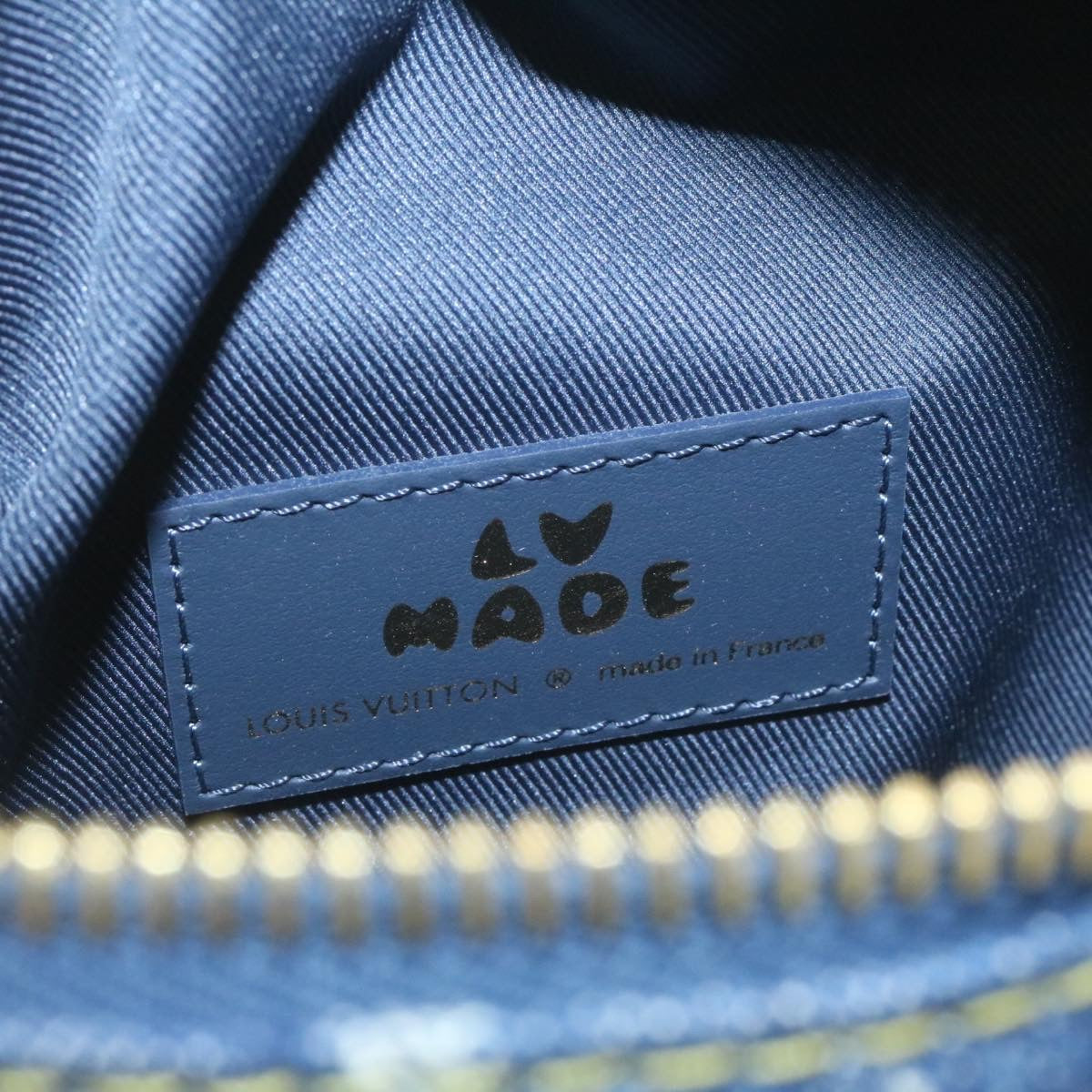 LOUIS VUITTON NIGO Monogram Denim Japanese Cruiser Bag Blue M45970 28149S
