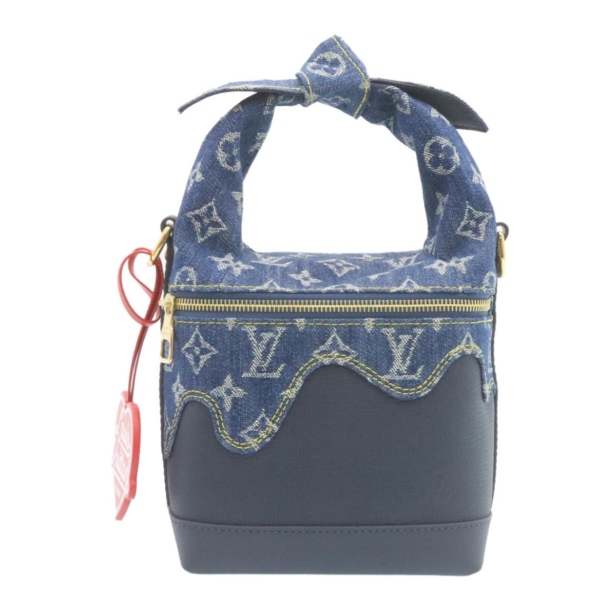 LOUIS VUITTON NIGO Monogram Denim Japanese Cruiser Bag Blue M45970 28149S