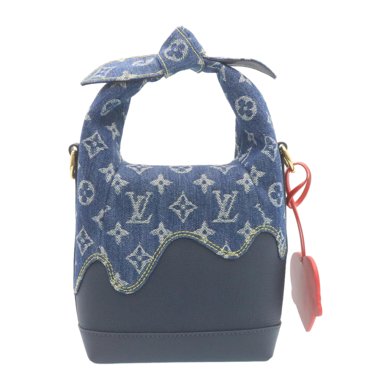 LOUIS VUITTON NIGO Monogram Denim Japanese Cruiser Bag Blue M45970 28149S