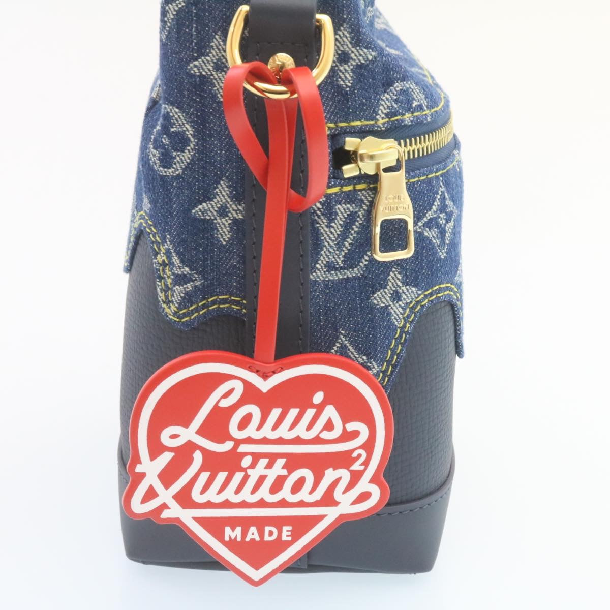 LOUIS VUITTON NIGO Monogram Denim Japanese Cruiser Bag Blue M45970 28149S