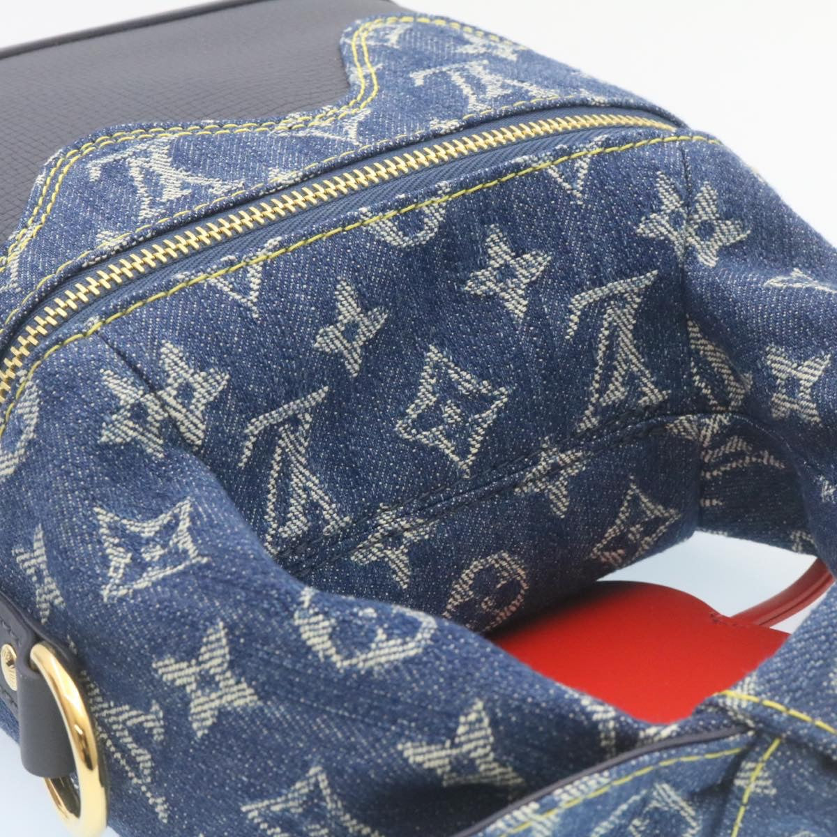 LOUIS VUITTON NIGO Monogram Denim Japanese Cruiser Bag Blue M45970 28149S