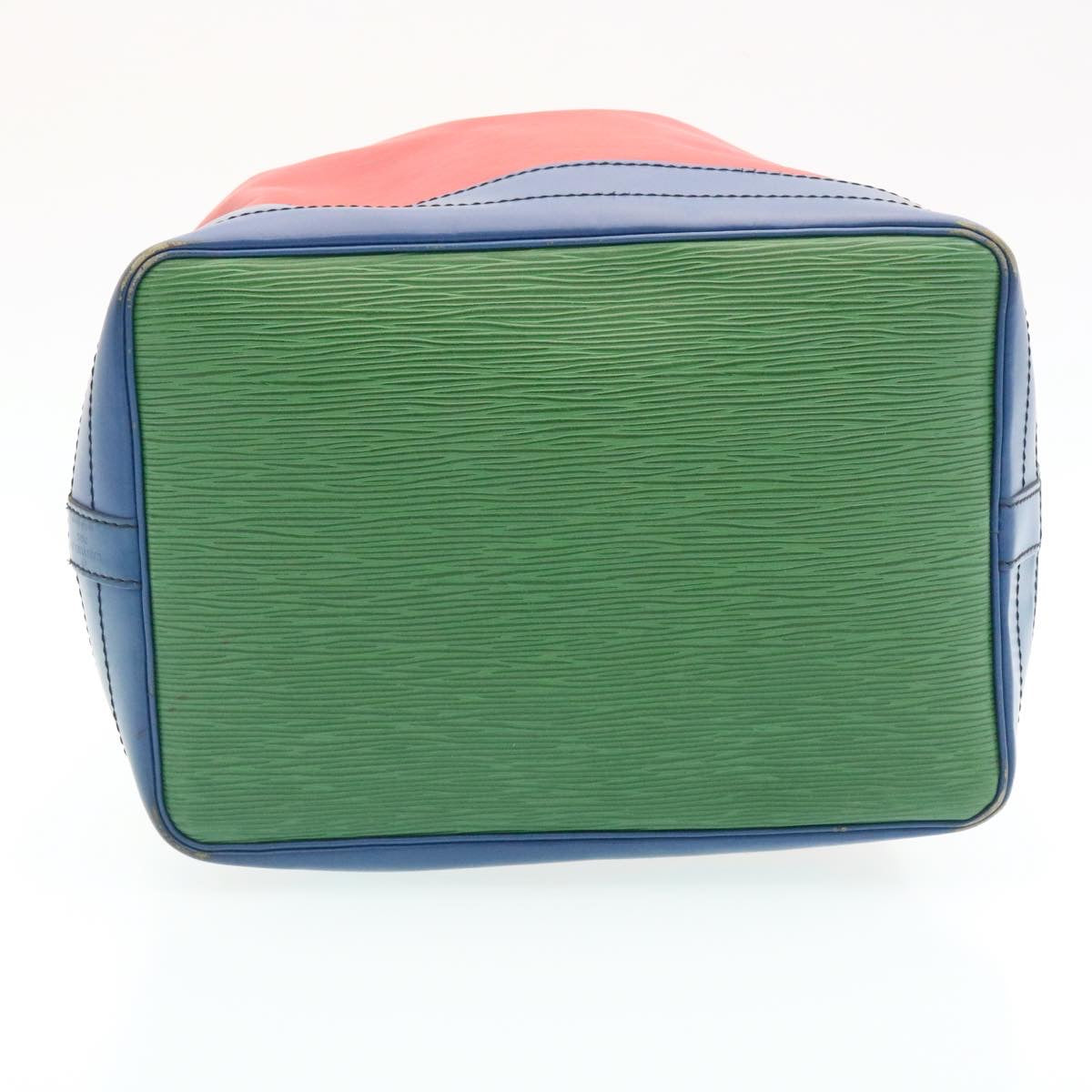 LOUIS VUITTON Epi Noe Tricolor Shoulder Bag Red Blue Green M44082 LV 28195