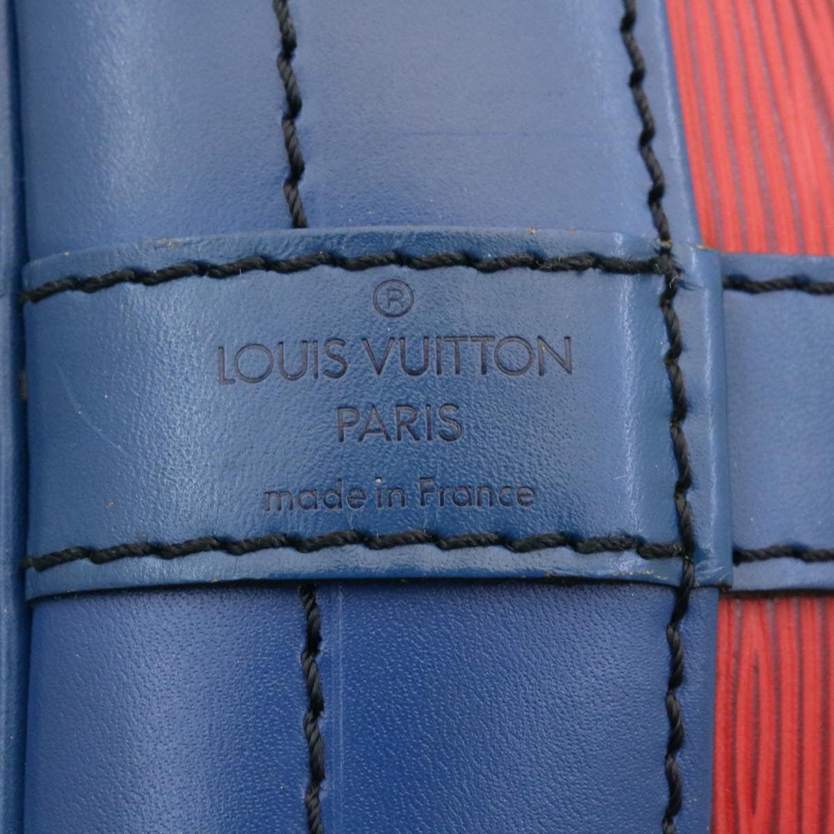 LOUIS VUITTON Epi Noe Tricolor Shoulder Bag Red Blue Green M44082 LV 28195