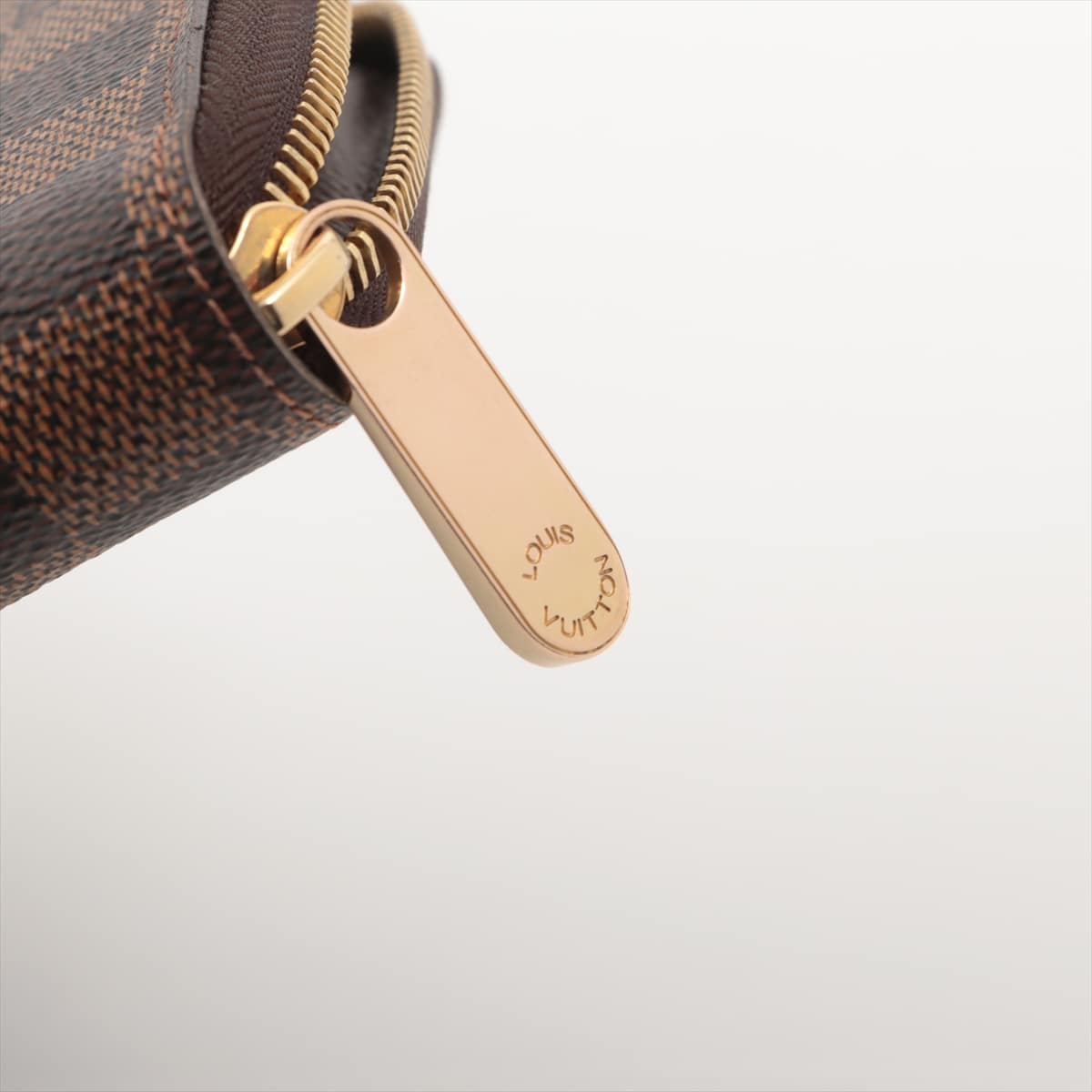 Louis Vuitton Damier Zippie Wallet N41661 Brown Round Zip Wallet