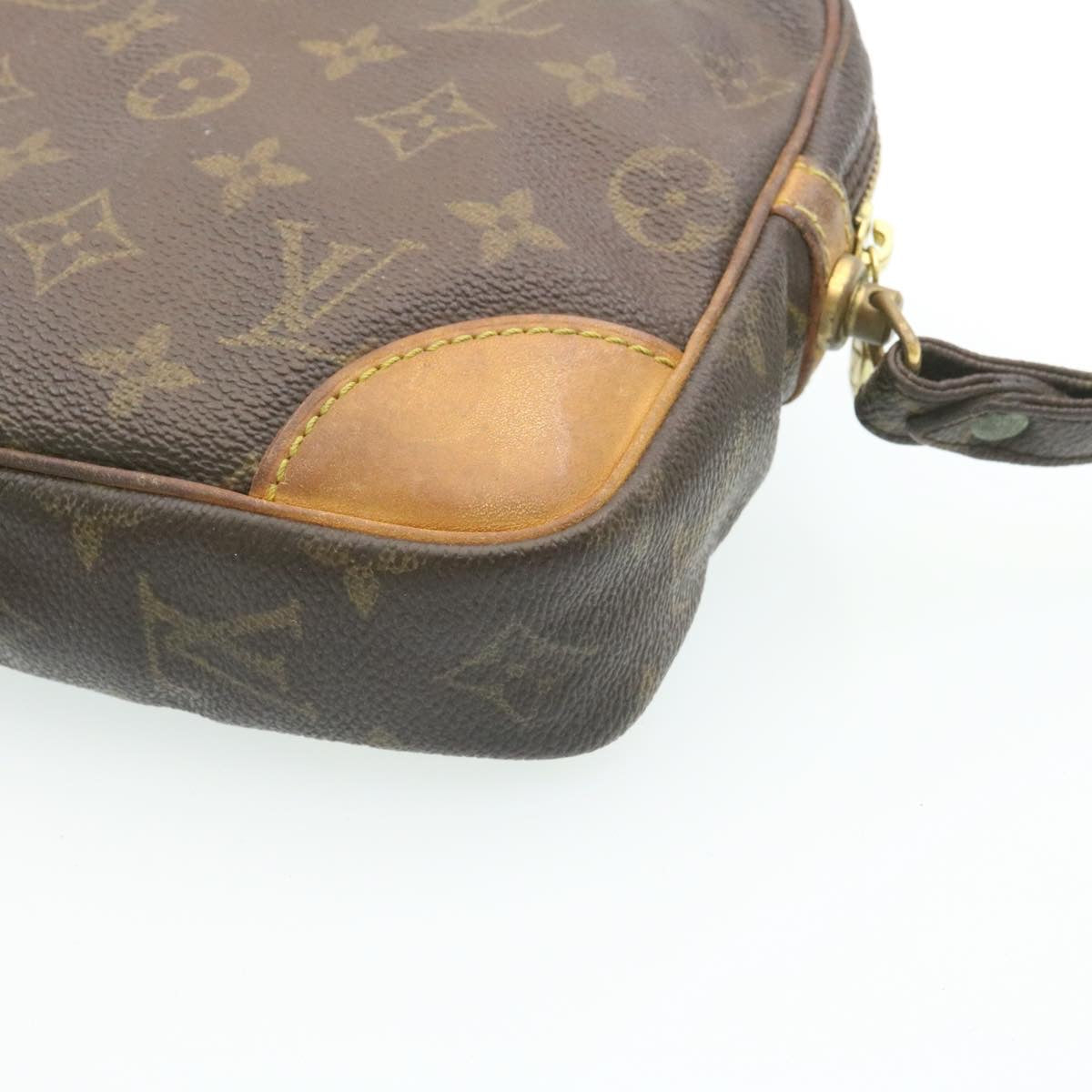 LOUIS VUITTON Monogram Marly Dragonne GM Clutch Bag M51825 LV 28356