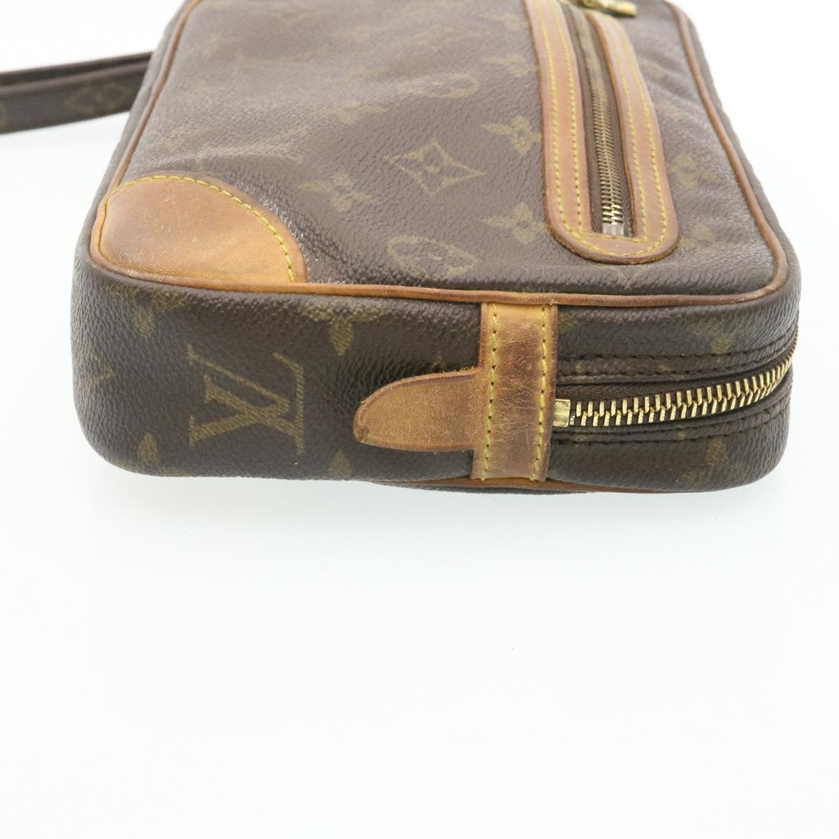 LOUIS VUITTON Monogram Marly Dragonne GM Clutch Bag M51825 LV 28356