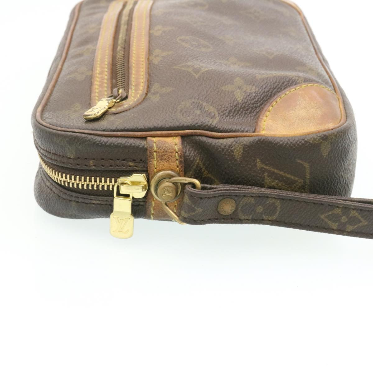 LOUIS VUITTON Monogram Marly Dragonne GM Clutch Bag M51825 LV 28356