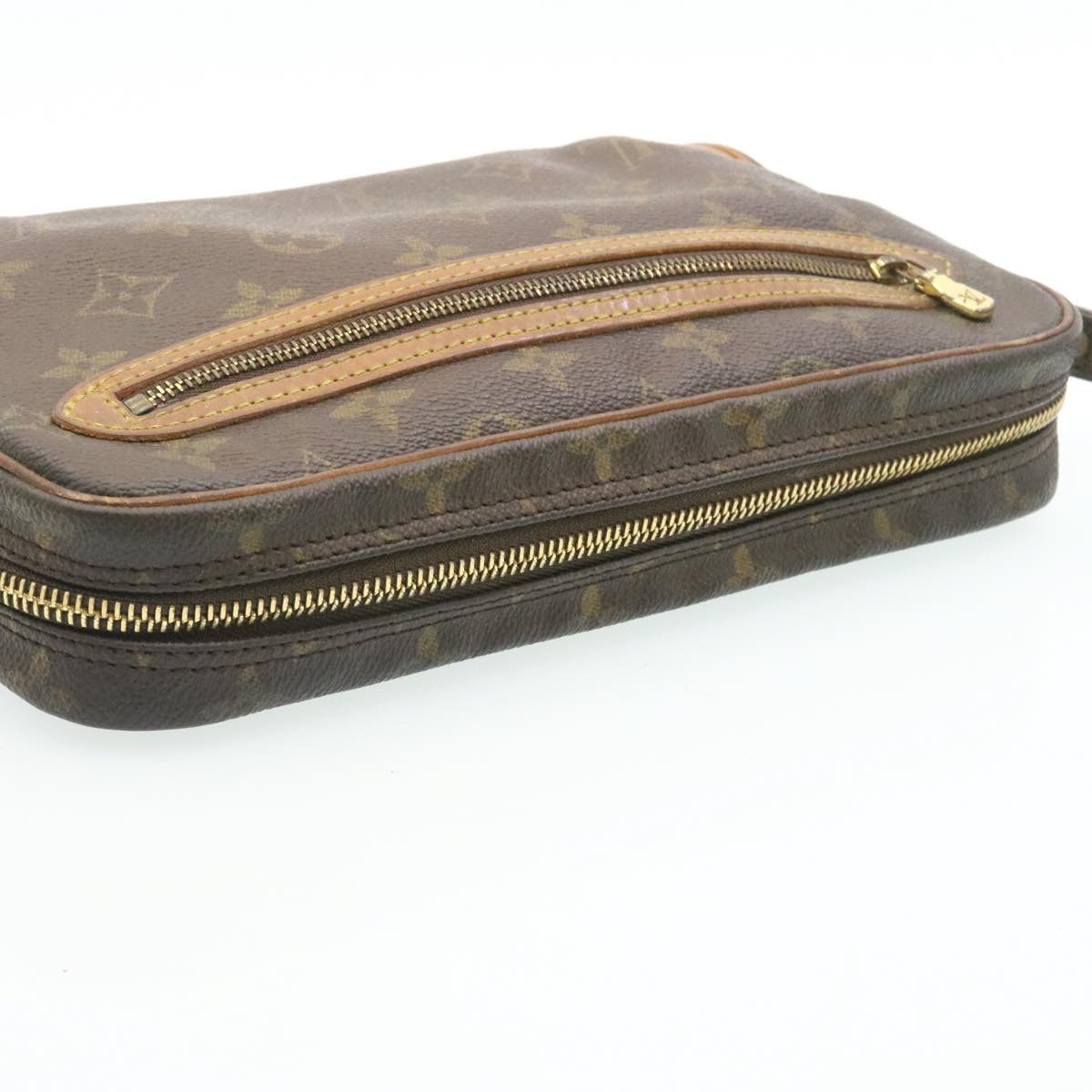 LOUIS VUITTON Monogram Marly Dragonne GM Clutch Bag M51825 LV 28356