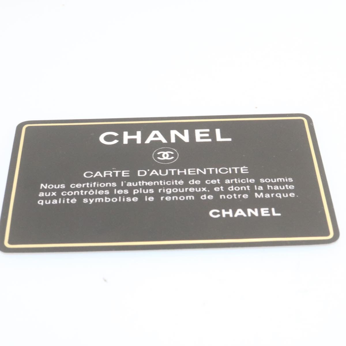CHANEL Mini Matelasse Chain Flap Shoulder Bag Lamb Skin Black Gold  28471A