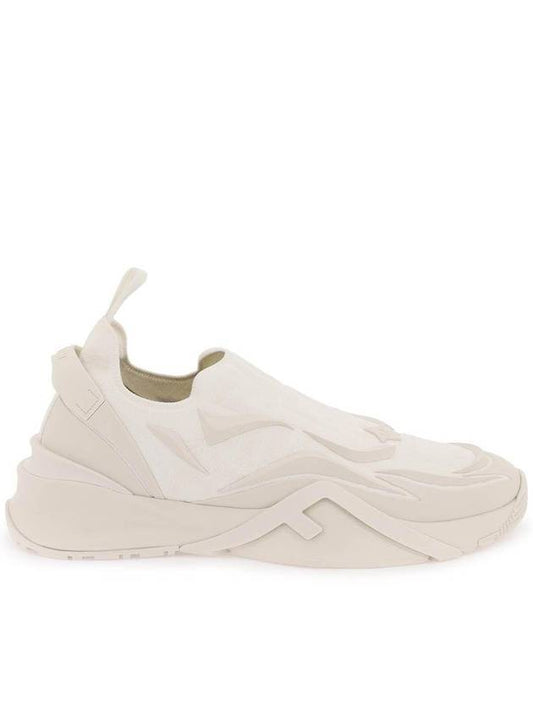 Luxury Fendi Flow Low Top Sneakers White