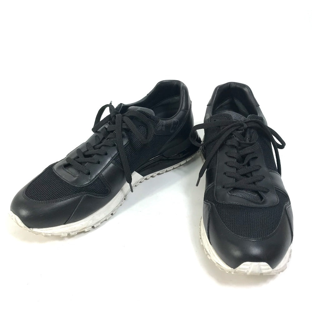 LOUIS VUITTON sneakers 1A5AX2 Canvas/Leather , Monogram Eclipse Canvas black Run away line mens 9