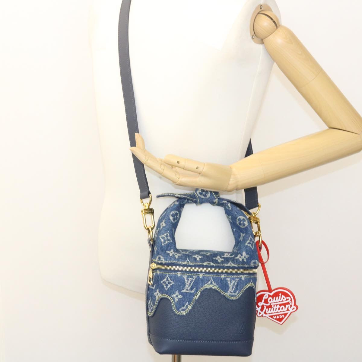 LOUIS VUITTON MonogramDenim drip Japanese cruiser ShoulderBag M45970 28766S