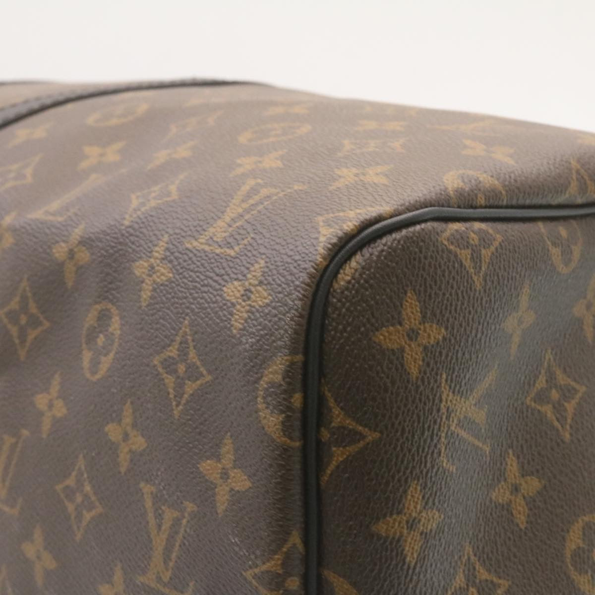 LOUIS VUITTON Monogram Macassar Keepall Bandouliere 55 M56714 28882S