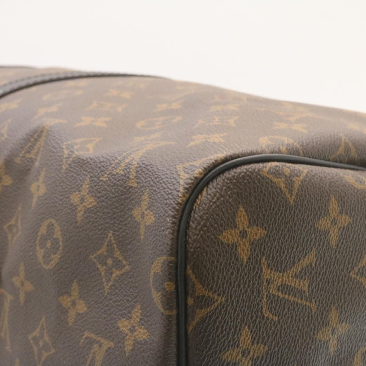 LOUIS VUITTON Monogram Macassar Keepall Bandouliere 55 M56714 28882S