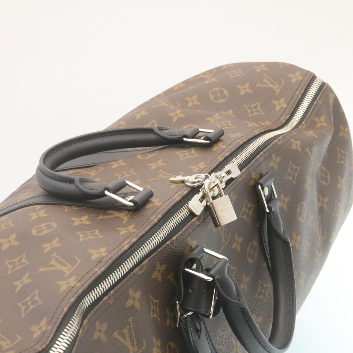 LOUIS VUITTON Monogram Macassar Keepall Bandouliere 55 M56714 28882S