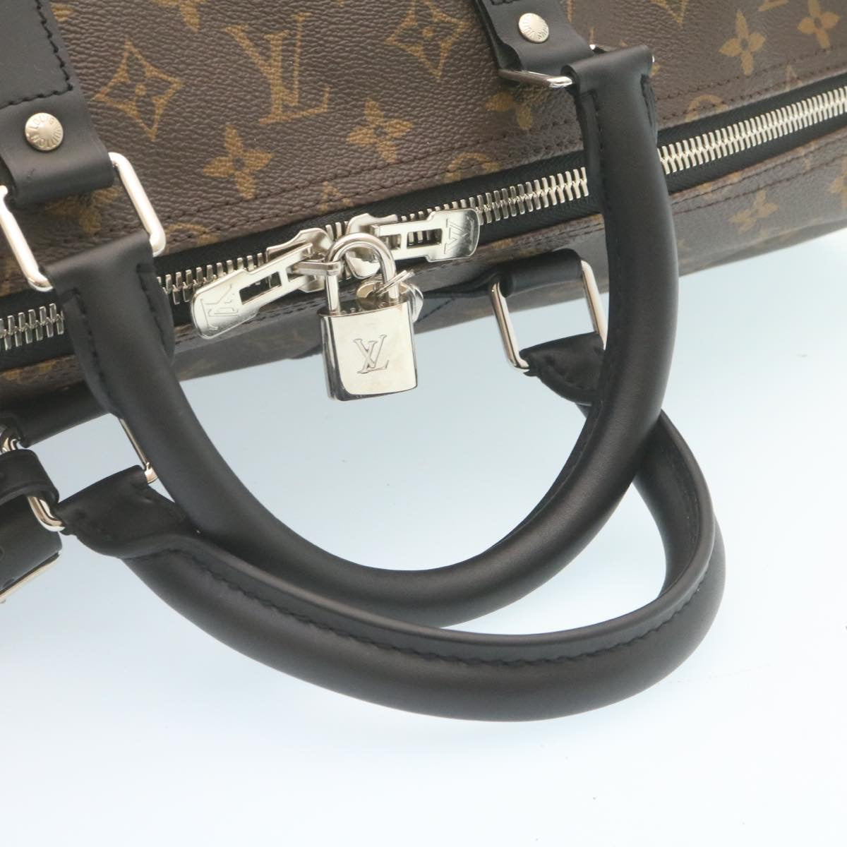 LOUIS VUITTON Monogram Macassar Keepall Bandouliere 55 M56714 28882S