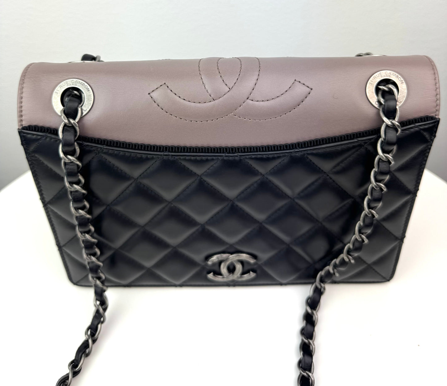 Chanel Calfskin Quilted Ballerine Flap Black