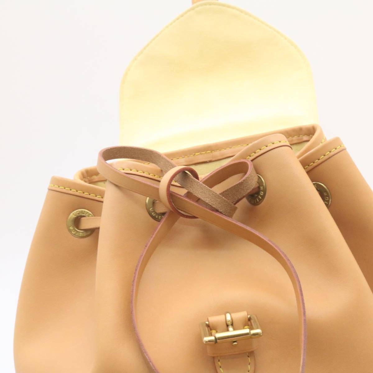 LOUIS VUITTON Nomad leather Montsouris MM Backpack SPO Beige LV 28931S