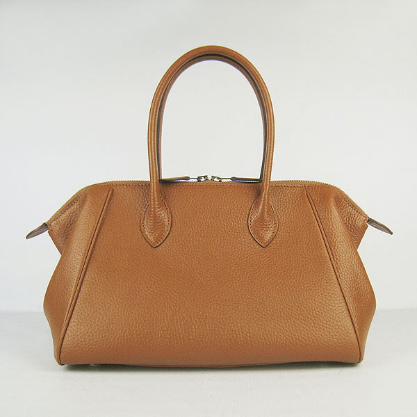 Luxury Hermes Paris Bombay Victoria Handbag H2806 light coffee