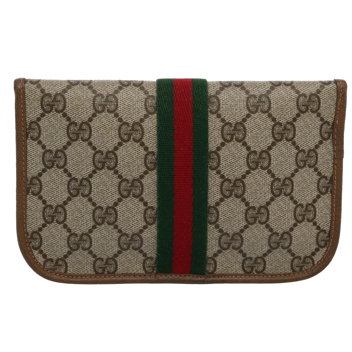 Gucci Sherry  Canvas Clutch Bag ()