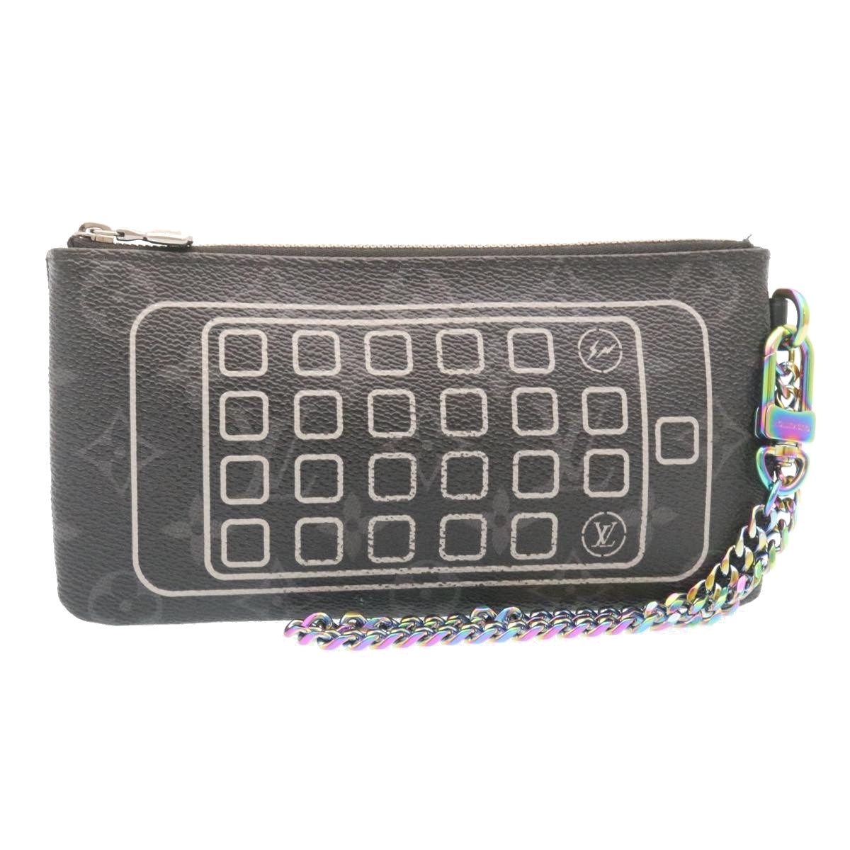 LOUIS VUITTON Monogram Eclipse Fragment iPhone Case M64433 LV 29016