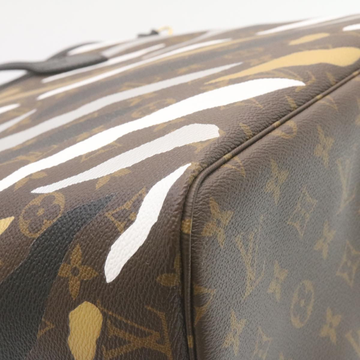 LOUIS VUITTON × LOL Monogram Camouflage Neverfull MM Tote Bag M45201 29024S