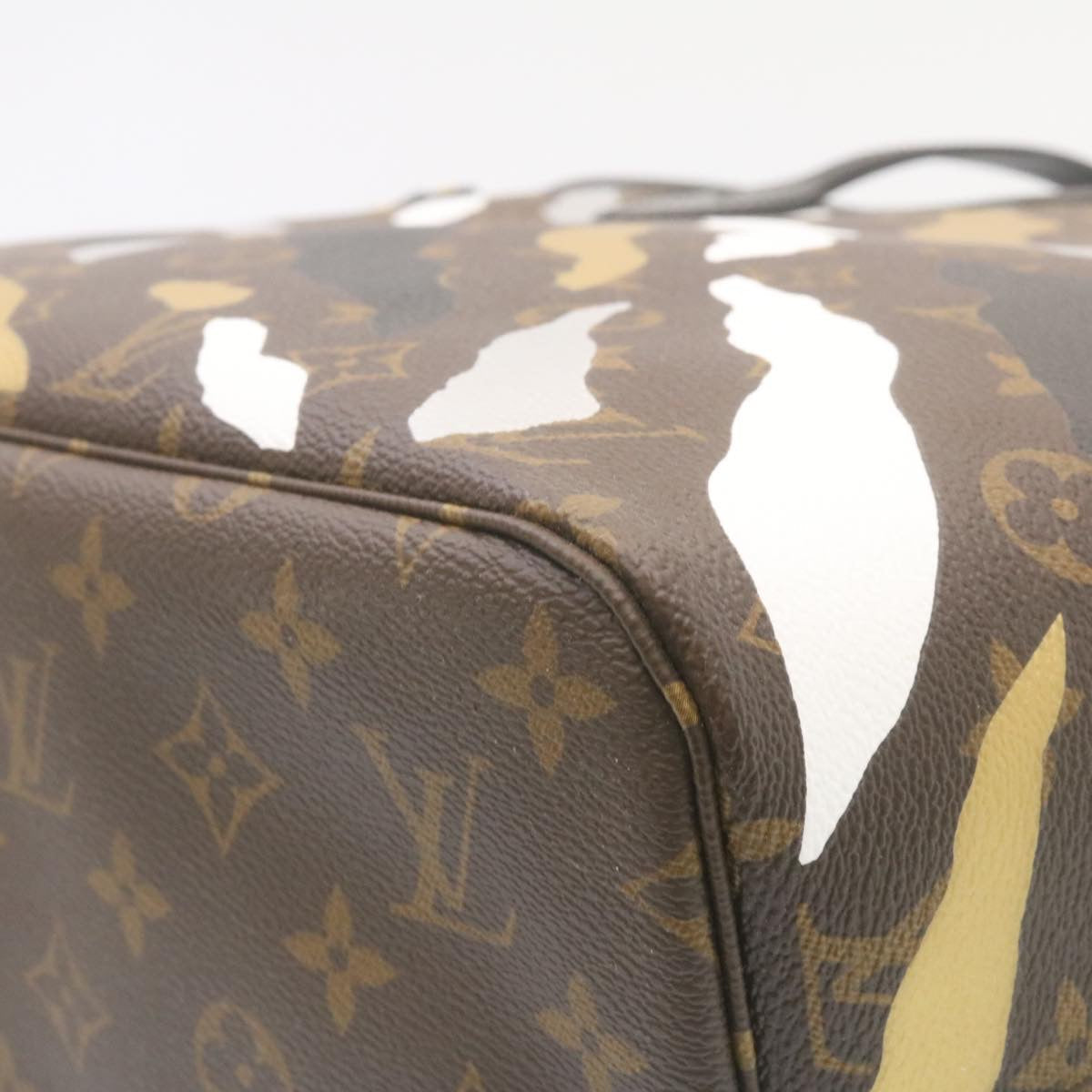 LOUIS VUITTON × LOL Monogram Camouflage Neverfull MM Tote Bag M45201 29024S