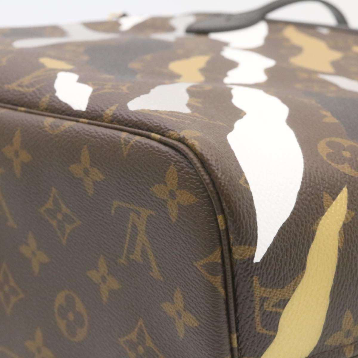 LOUIS VUITTON × LOL Monogram Camouflage Neverfull MM Tote Bag M45201 29024S