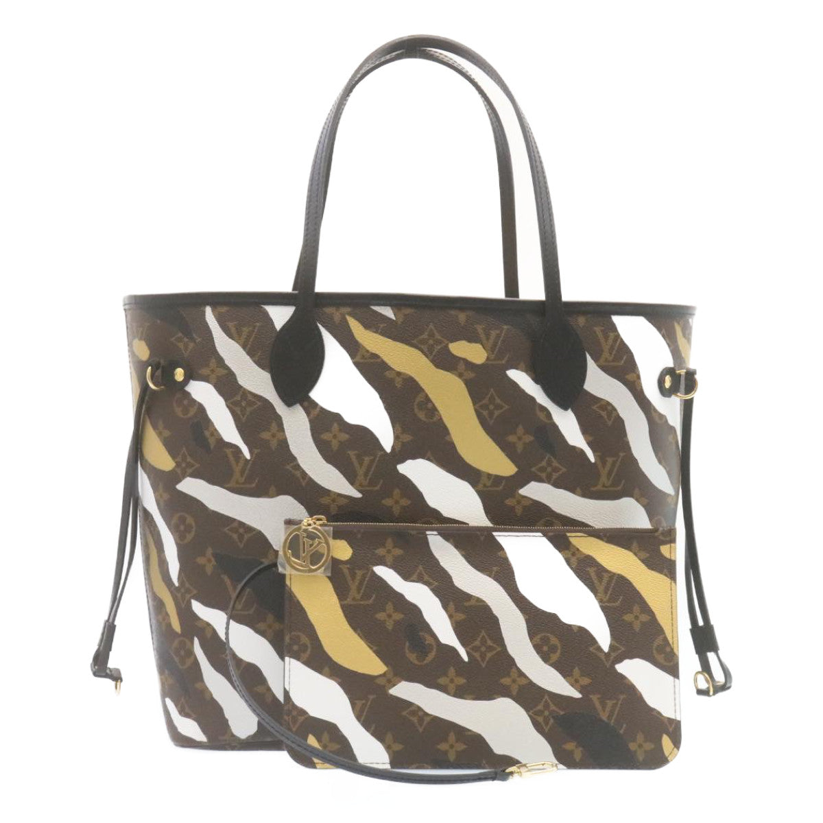 LOUIS VUITTON × LOL Monogram Camouflage Neverfull MM Tote Bag M45201 29024S