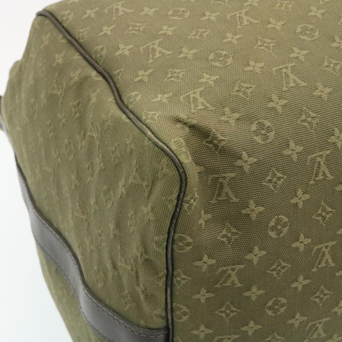 LOUIS VUITTON Monogram Mini Keepall Bandouliere55 Boston Bag Khaki 29090S