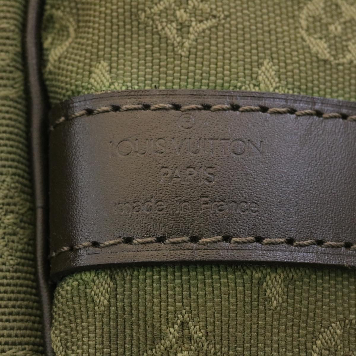 LOUIS VUITTON Monogram Mini Keepall Bandouliere55 Boston Bag Khaki 29090S