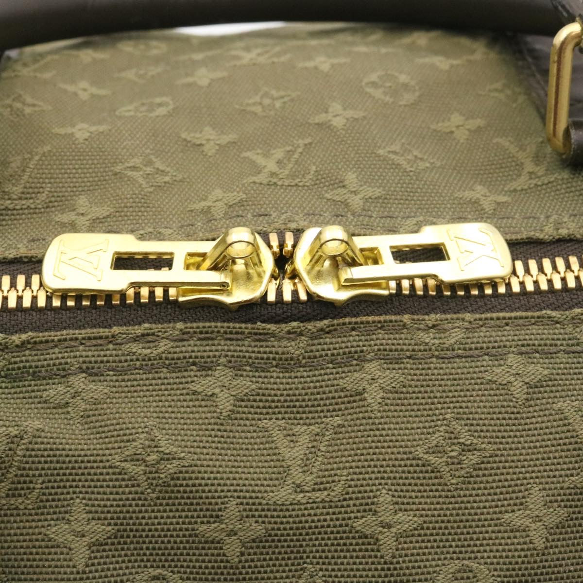 LOUIS VUITTON Monogram Mini Keepall Bandouliere55 Boston Bag Khaki 29090S