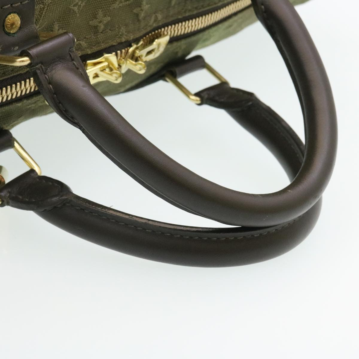 LOUIS VUITTON Monogram Mini Keepall Bandouliere55 Boston Bag Khaki 29090S