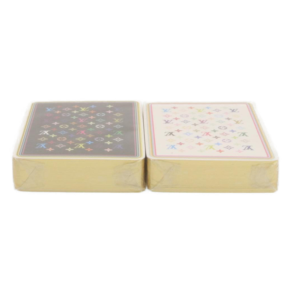 LOUIS VUITTON Multicolor Takashi Murakami Playing Cards Black White 29099