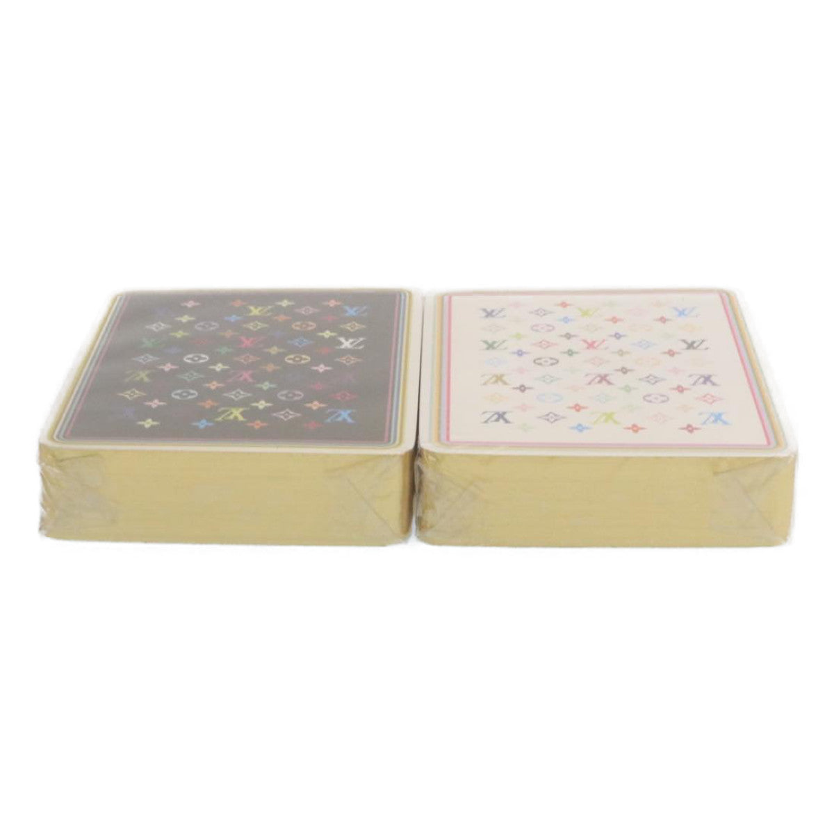 LOUIS VUITTON Multicolor Takashi Murakami Playing Cards Black White 29099