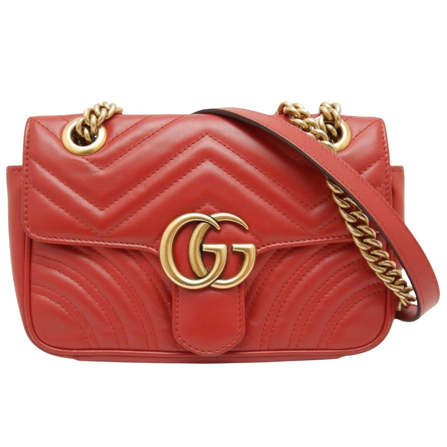 Gucci Gg Marmont  Leather Shoulder Bag ()