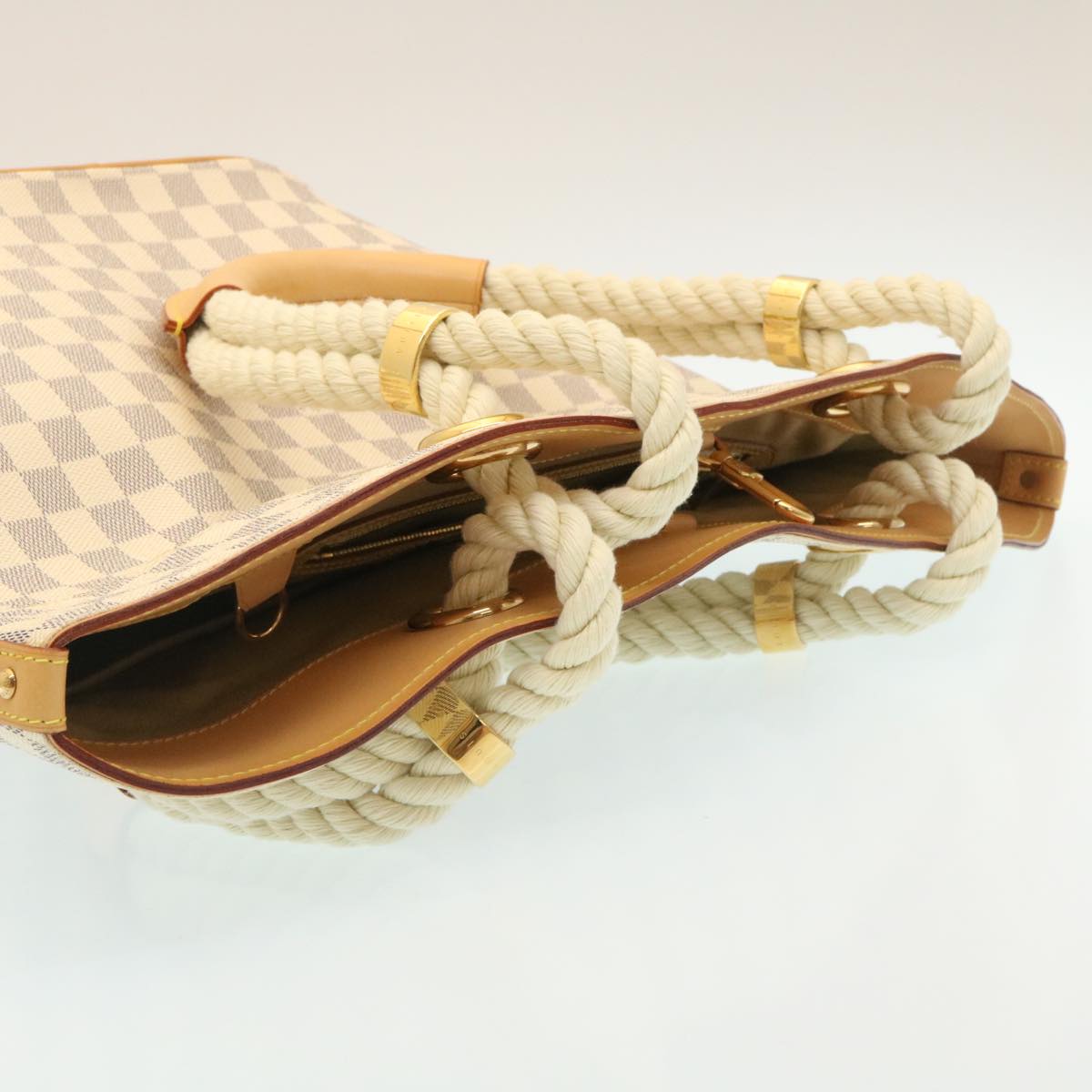 LOUIS VUITTON Damier Azur Pumplon PM Tote Bag N48057 LV 29173S