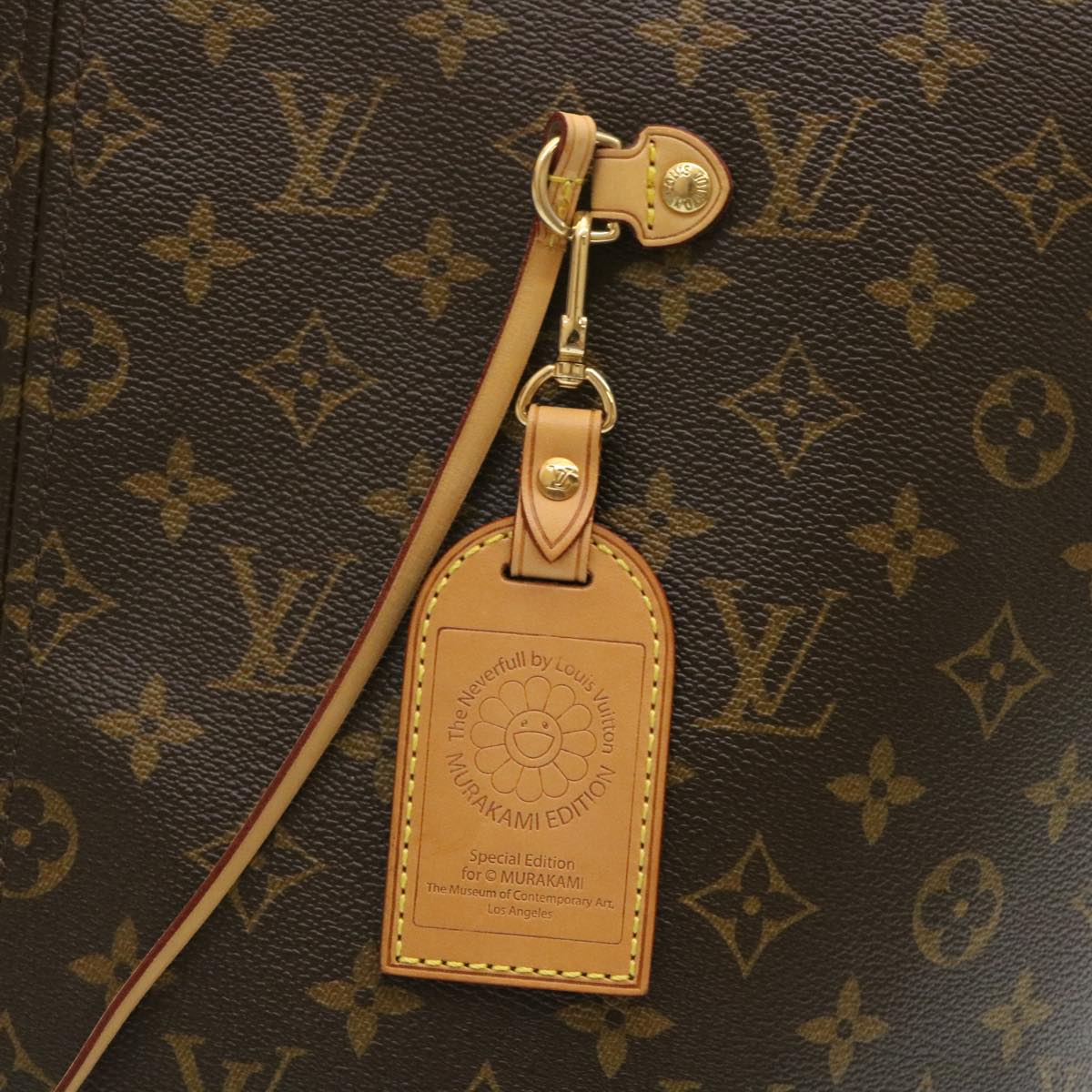 LOUIS VUITTON Monogram Neverfull GM Tote Bag Takashi Murakami M95560 29177S