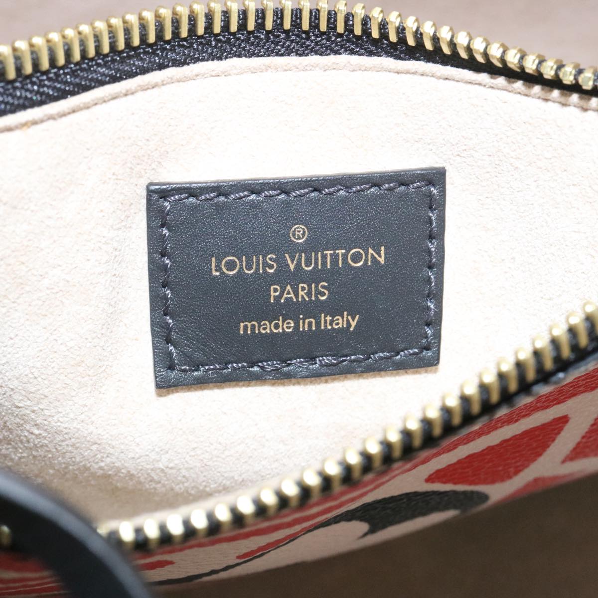 LOUIS VUITTON Monogram Giant LV Clafoutis Neo Noe Shoulder Bag Red 29182S