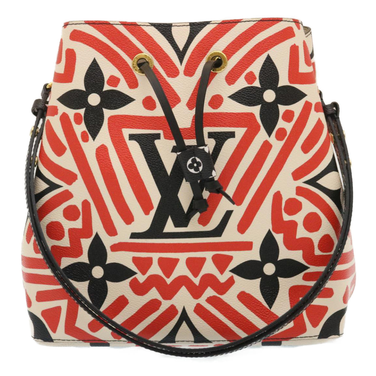 LOUIS VUITTON Monogram Giant LV Clafoutis Neo Noe Shoulder Bag Red 29182S
