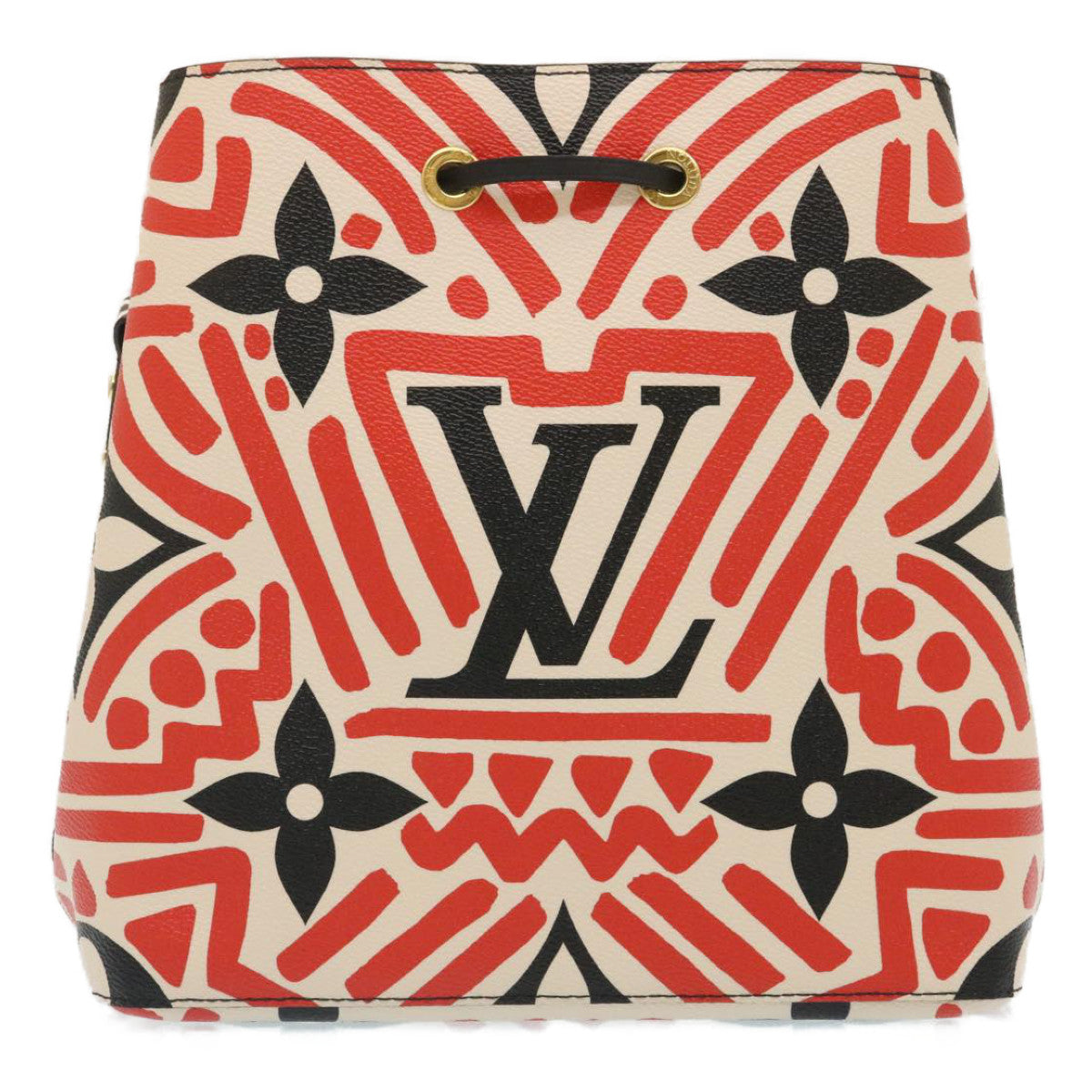 LOUIS VUITTON Monogram Giant LV Clafoutis Neo Noe Shoulder Bag Red 29182S