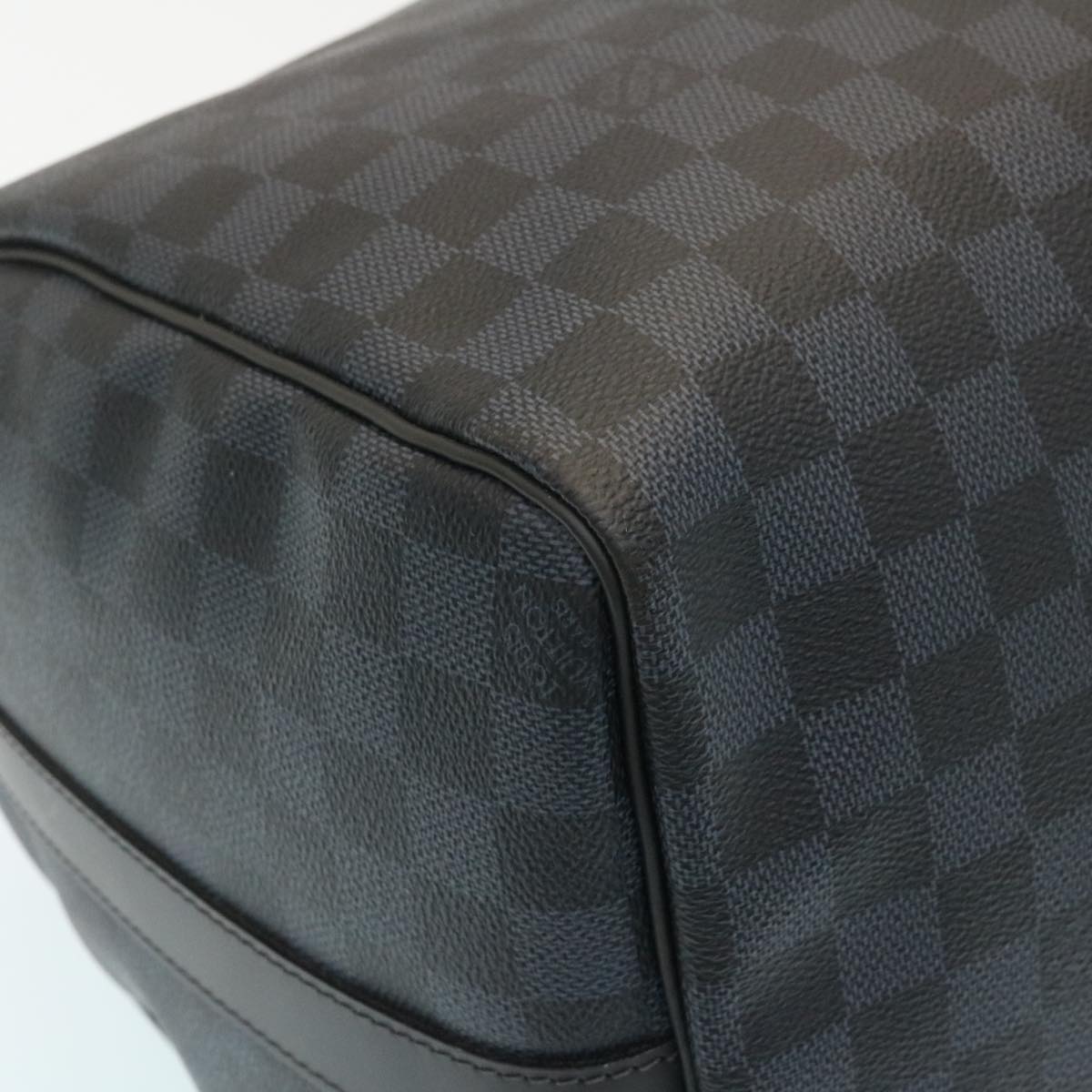 LOUIS VUITTON Damier Cobalt Keepall Bandouliere 45 Boston Bag N41349 29189S
